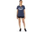 Asics playera de manga corta mujer cuello v brezo estilo 1977 - Image 4