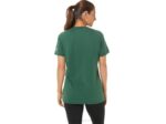 Asics playera de manga corta mujer cuello v verde cazador 1977 - Image 2
