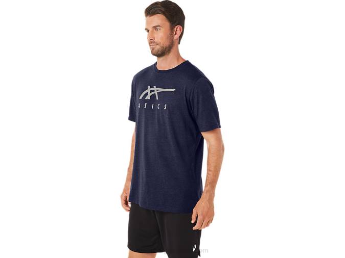 Asics playera de manga corta rayas brezo chaquetón moderno - Image 3