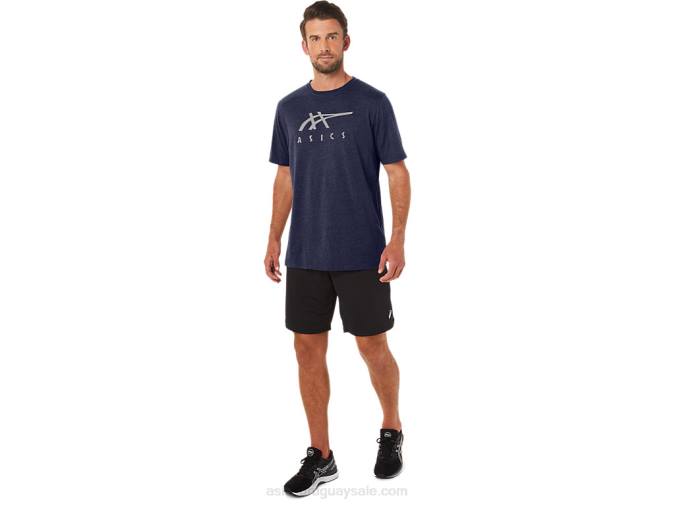 Asics playera de manga corta rayas brezo chaquetón moderno - Image 4
