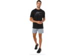 Asics playera de manga corta rayas rendimiento negra - Image 9
