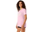 Asics playera de mujer sal rosa cuello v estilo 1977 - Image 3