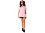 Asics playera de mujer sal rosa cuello v estilo 1977 - Image 4