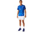 Asics playera gráfica azul para hombre Match estilo moderno - Image 4