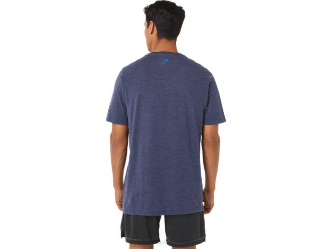 Asics playera gráfica corredor amanecer color brezo - Image 2