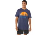 Asics playera gráfica corredor amanecer color brezo