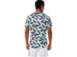 Asics playera gráfica corta hombre blanco brillante estilo moderno - Image 2