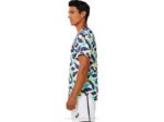 Asics playera gráfica corta hombre blanco brillante estilo moderno - Image 3