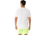 Asics playera gráfica de manga corta blanca para hombre - Image 2