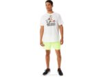 Asics playera gráfica de manga corta blanca para hombre - Image 4