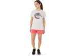 Asics playera gráfica mujer blanca estilo moderno - Image 5
