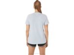Asics playera mujer cuello V run club cielo suave - Image 2