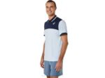 Asics polo de cancha hombre cielo suave medianoche estilo y confort - Image 3