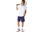 Asics polo de hombre blanco brillante estilo moderno - Image 4