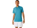 Asics polo de hombre pino brumoso estilo moderno y cómodo