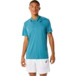 Asics polo de hombre pino brumoso estilo moderno y cómodo