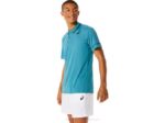 Asics polo de hombre pino brumoso estilo moderno y cómodo - Image 3