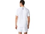 Asics polo de partido para hombres blanco brillante rendimiento y estilo - Image 2
