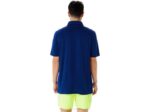 Asics polo degradado hexagonal hombre azul oscuro estilo moderno - Image 2
