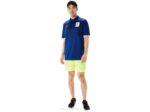 Asics polo degradado hexagonal hombre azul oscuro estilo moderno - Image 4