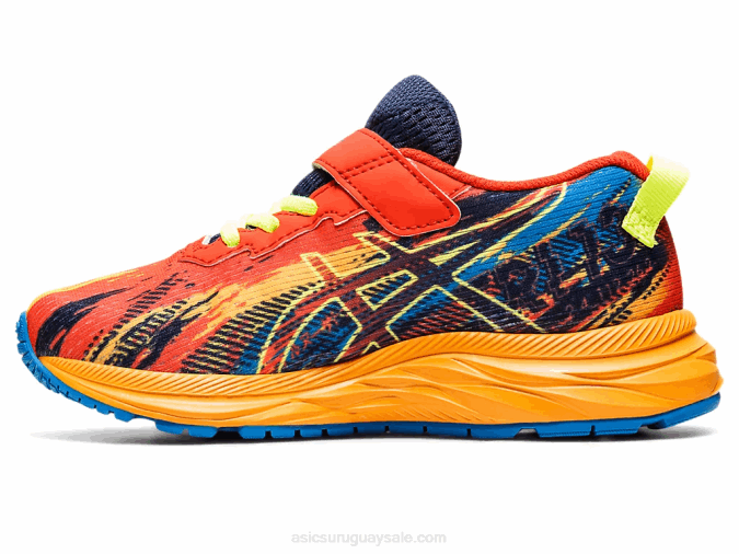 Asics Pre Noosa Tri 13 Zapatillas Niños Tomate Cherry Amarillo Seguridad - Image 4