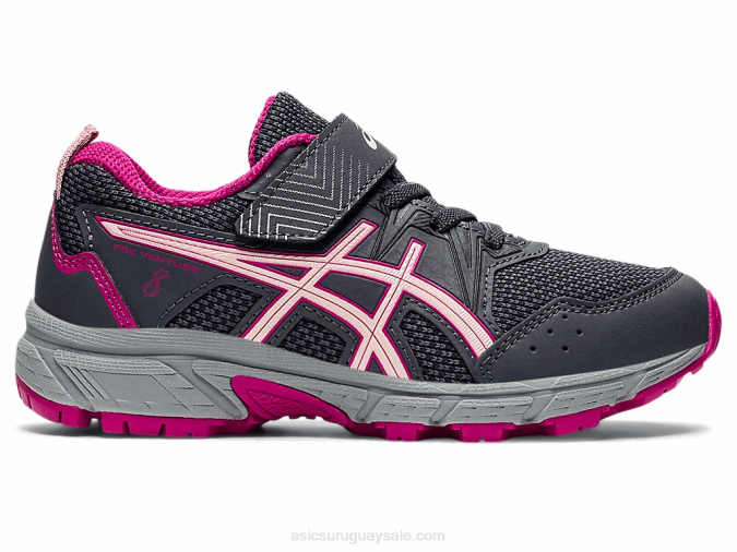 Asics Pre-venture 8 Zapatillas Preescolar Gris Brisa Comodidad y Estilo - Image 1