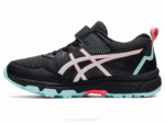Asics Pre-Venture 8 Zapatillas Preescolar Negro Azul Claro - Image 4