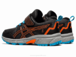 Asics Pre-Venture 8 Zapatillas Preescolar Negro Naranja 2023 - Image 3