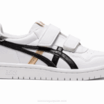 Asics preescolar blanco negro estilo japonés 2LVJ4543