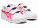 Asics preescolar blanco rosa fuerte estilo y comodidad - Image 2