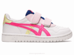 Asics preescolar blanco rosa fuerte estilo y comodidad