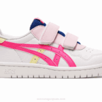 Asics preescolar blanco rosa fuerte estilo y comodidad