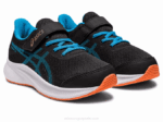 Asics preescolar patriota negro azul estilo y comodidad - Image 2