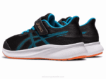 Asics preescolar patriota negro azul estilo y comodidad - Image 3