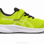 Asics preescolar patriota zapatillas ralladura lima blanco