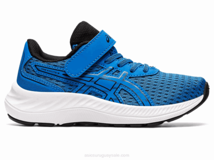 Asics preexcite 9 zapatillas preescolar azul eléctrico negro