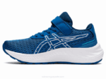 Asics Preexcite 9 Zapatillas Preescolar Lago Blanco Divertidas - Image 4
