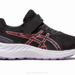 Asics preexcite 9 zapatillas preescolar negro papaya cómodas y modernas