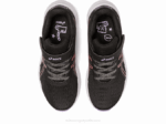Asics preexcite 9 zapatillas preescolar negro papaya cómodas y modernas - Image 6