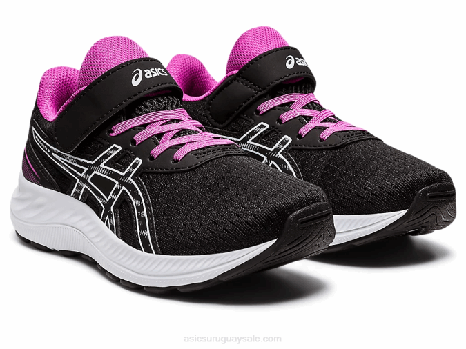 Asics preexcite 9 zapatillas preescolar negro suave estilo y confort - Image 2