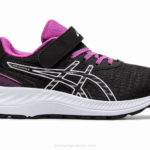 Asics preexcite 9 zapatillas preescolar negro suave estilo y confort