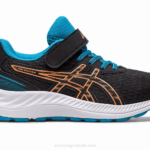 Asics preexcite 9 zapatillas preschool melocotón negro para niños