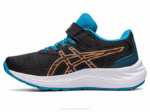 Asics preexcite 9 zapatillas preschool melocotón negro para niños - Image 4