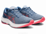 Asics pulso de gel 13 azul tormenta coral llameante rendimiento y comodidad - Image 2
