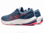 Asics pulso de gel 13 azul tormenta coral llameante rendimiento y comodidad - Image 3