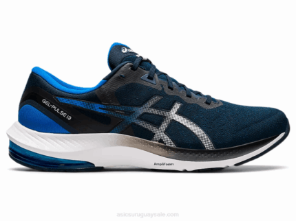Asics Pulso de Gel 13 Zapatillas Azul Francés y Blanco