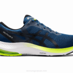 Asics pulso de gel 13 zapatillas azul mako y negro