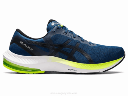 Asics pulso de gel 13 zapatillas azul mako y negro