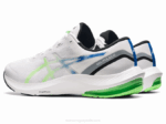 Asics pulso de gel 13 zapatillas blancas y limas brillantes - Image 3
