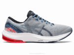 Asics pulso de gel 13 zapatillas gris piedmont azul trueno